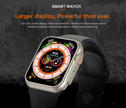 Picture of Z55 Ultra Smart Watch Series 7 for Men & Women Smart Watch (Black Strap, Free Size) (Screen Size 2.06 Inch)