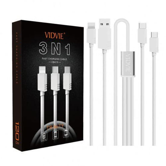 Picture of Vidvie cb413 3 in 1 Cable for Mobile Charging