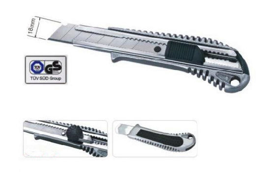 Picture of Aluminum-Alloy-Snap-off-Utility-Knife-18mm-Safety-Cutter-Knife