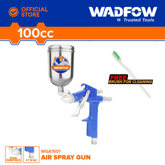 Picture of WADFOW Air Spray Gun Gravity Type 1/4" Inlet 100cc | 600cc [SOLD PER SET] Air Paint Sprayer Gun Spray