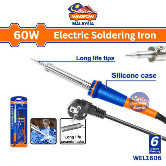 Picture of WADFOW Electric Soldering Iron 60W, replaceble tip 烙铁台 - WEL1606 | Shopee Malaysia‏