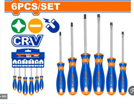 Picture of Buy Wadfow 6 Pcs Screwdriver Set Model WSS1206 in Pakistan | PakWheels‏