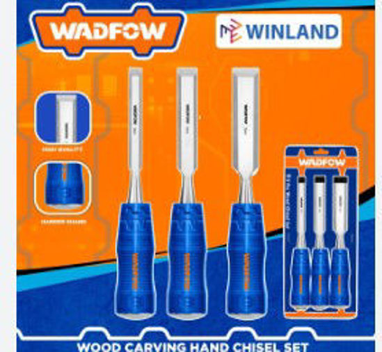 Picture of WADFOW by Winland 3PCS Industrial Wood Carving Hand Chisel Set 12mm/19mm/25mm [ WWC2203 ] WAD-HT‏