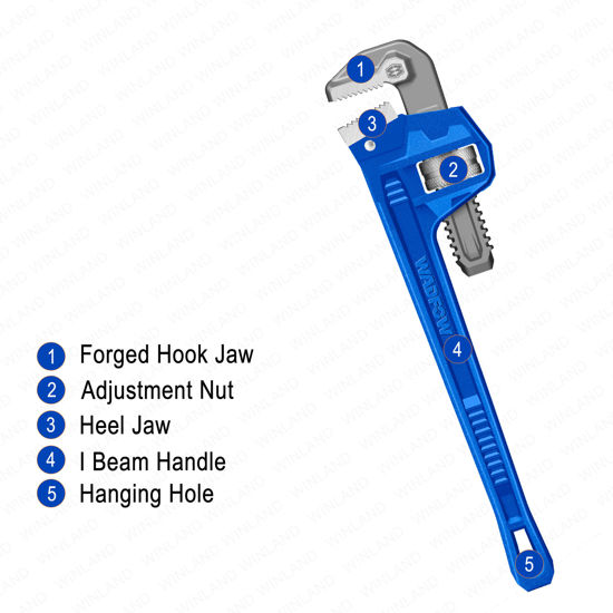 Picture of pipe wrench14 wpw1108 for wadfow