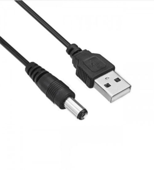 Picture of USB TO DC Male Adapter Jack 5.5×2.1mm 1.5 meter