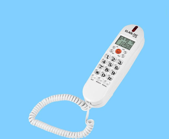 صورة El-ADL-TEC 107BE تليفون سلكى -اظهار- قابل للتركيب على المكتب والحائط