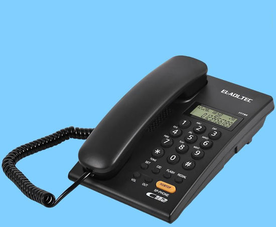 Picture of El.ADL.TEC 777 Corded Telephone With -LCD Display-Caller ID Phone- half Speaker Phone
