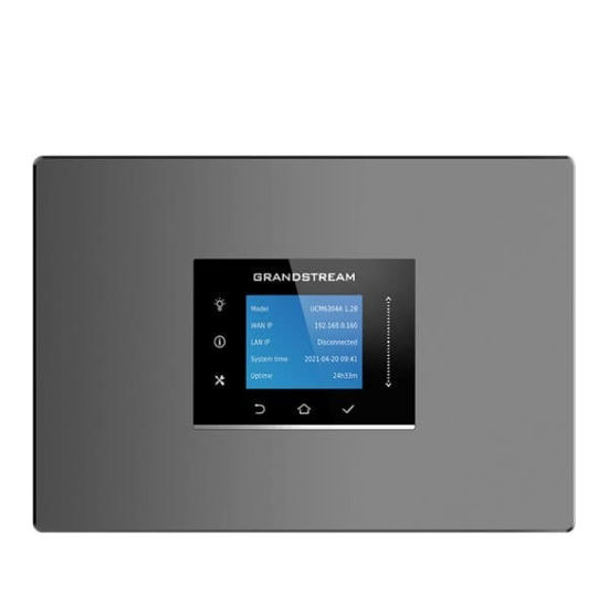 صورة يدعم نظام الصوت UCM6304A Grandstream Audio IP PBX 4 منافذ FXO و4 منافذ FXS